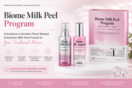 Introduce a Korean Plant-Based Exosome Milk Peel Facial to Your Treatment Menu: A Professional Protocol Guide for Clinics
