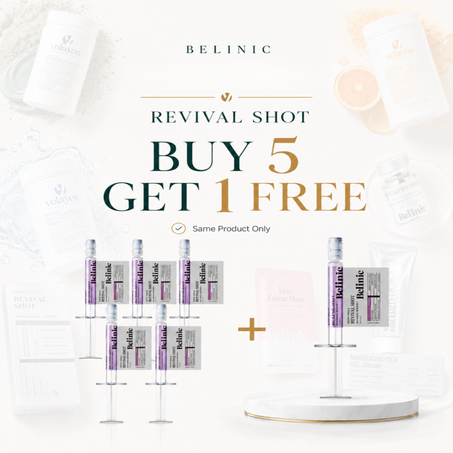 Belinic -> Buy 5, Get 1 Free