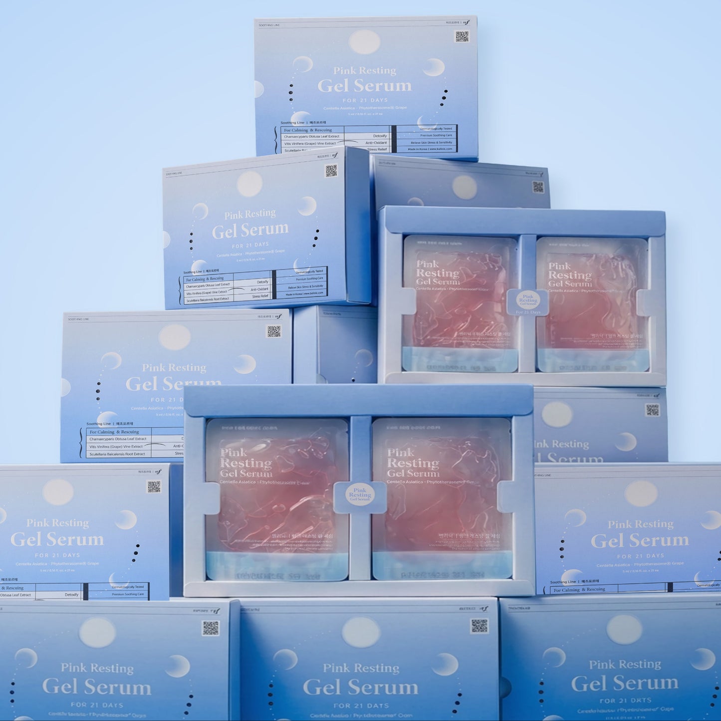 Pink Resting Gel Serum For 21 Days